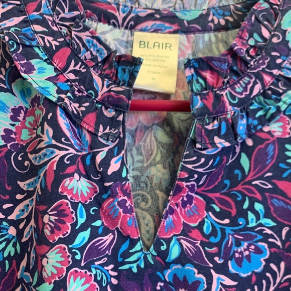 Blair Multicolor Floral Blouse - Picture 4 of 5